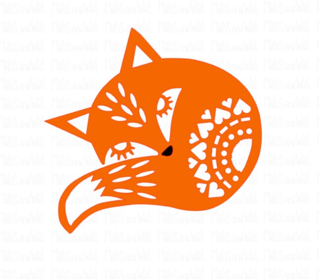 Download Fox svg/png/dxf cricut/silhouette digital cutting