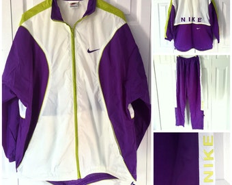 Vintage Nike Windbreaker Set Large