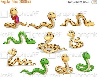 Snake clipart | Etsy
