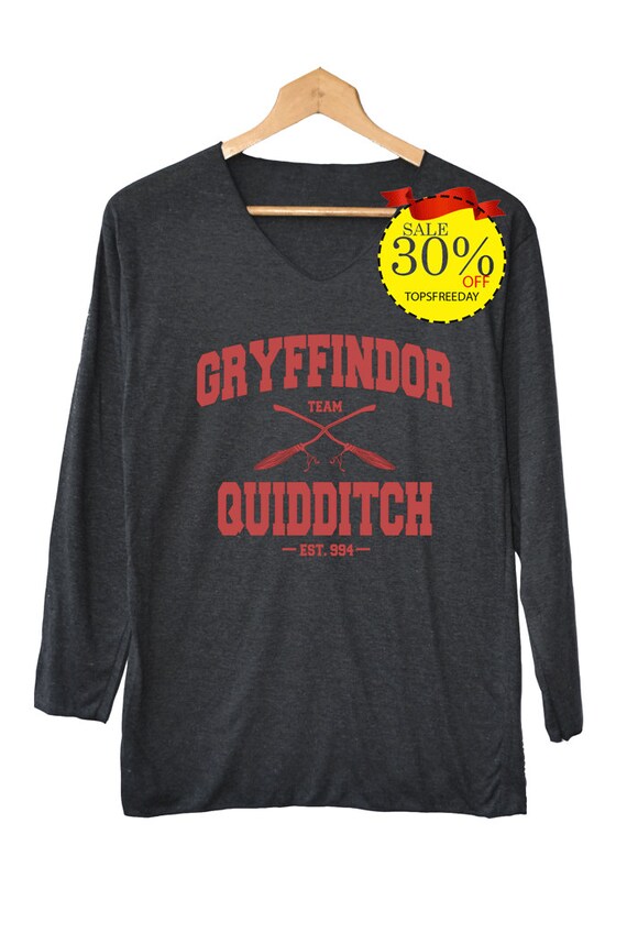 Red Gryffindor Quidditch Shirt Harry Potter Shirts by topsfreeday