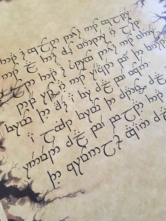 How to write your name in tengwar picture