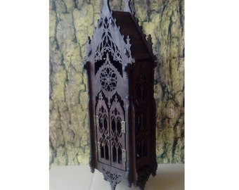 Gothic shelf ,cupboard, medieval inspiration, the oriel window, medieval furniture