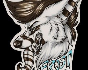 Custom Fursuit Character Badge or Artwork! Laminated and ready to wear!