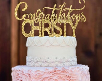 Graduation Cake Topper, graduation party decorations, Congratulations cake topper, congrats grad, graduation party, graduation decor