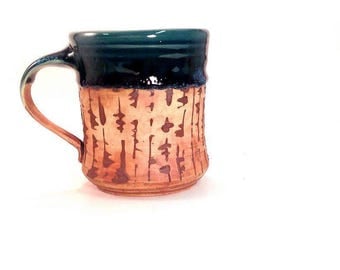 Ceramic Mug, Pottery Mug, Handmade Earth Mug