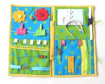 Dementia/ Alzheimer's fidget blanket, Personalised Alzheimer's Fidget Quilt, Gift for Grannny