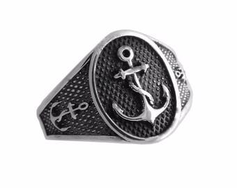 Silver Anchor Ring Inspirational Jewelry Sterling Silver