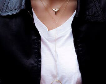Shark tooth necklace - Tusk gold necklace - Shark tooth silver necklace - Dainty necklace - Minimalist necklace - Minimalist jewelry