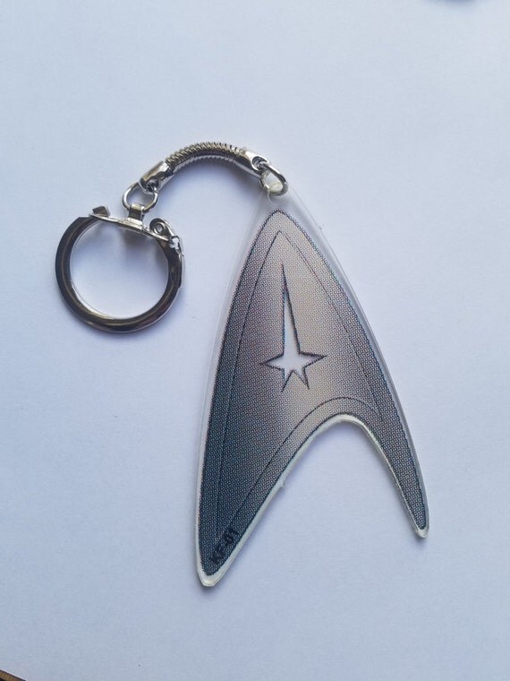 Star Trek Keychain/Bag Tag // Starfleet Command