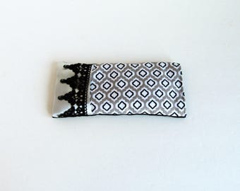 Gray Lavender Aromatherapy Eye Pillow, Lavender Eye Pillow, Yoga Eye Pillow, Lavender Pillow, Organic Eye Pillow, Yoga Breathe Pillow