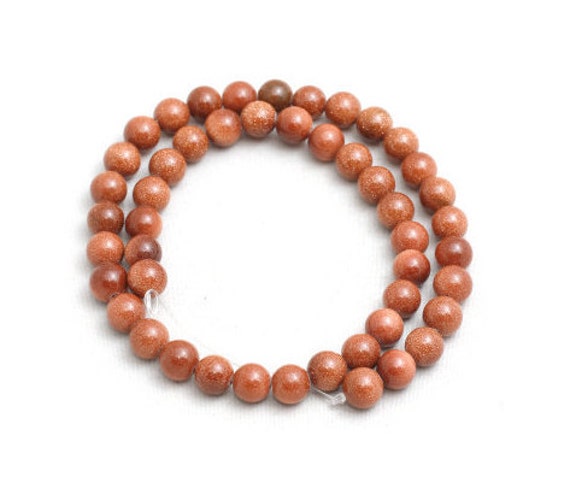 8mm Brown Sandstone Beads Natural Beads Gemstone Beads Full