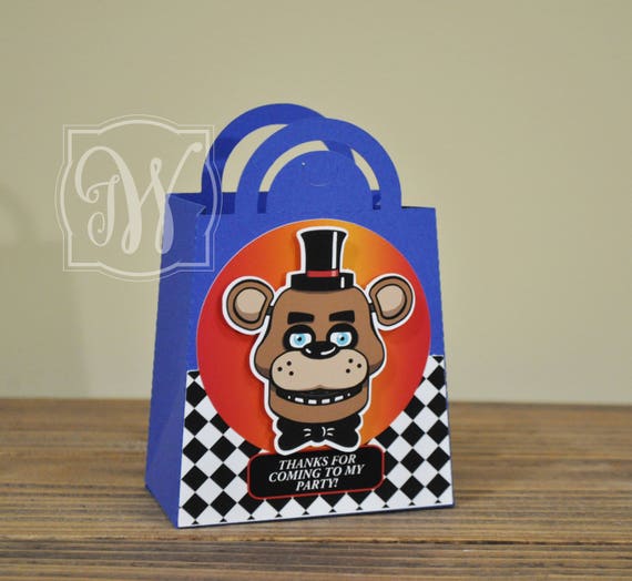 Five Nights At Freddys Favor Bags Treat Box Set Of 6 7547