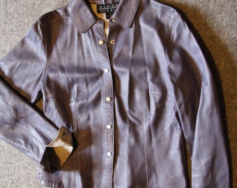 25% OFF Light-weight, violet leather jacket