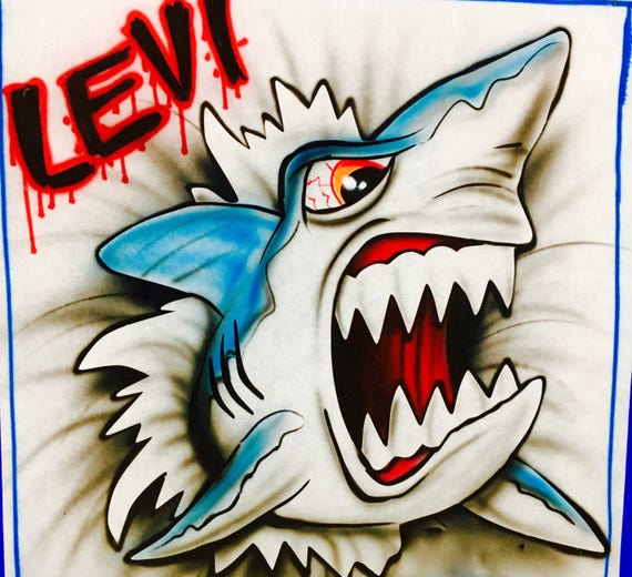 baby shark airbrush shirt