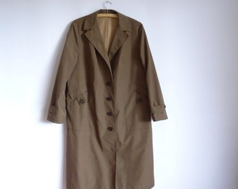 80s trench coat | Etsy