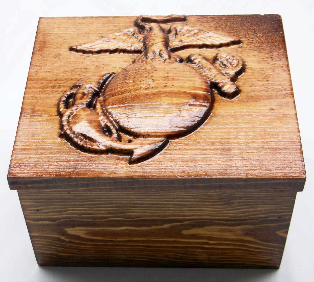 Personalized United States Marine Corps Wall Art or Gift Box