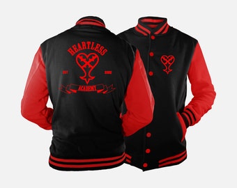 Heartless Academy Varsity Jacket inspired by Kingdom Hearts