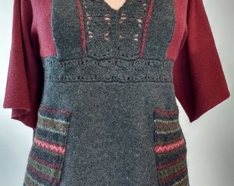Refashioned Pullover Sweater