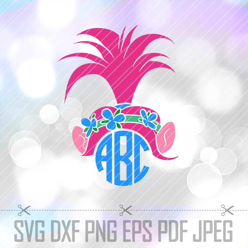 Free Free 226 Princess Poppy Trolls Svg SVG PNG EPS DXF File