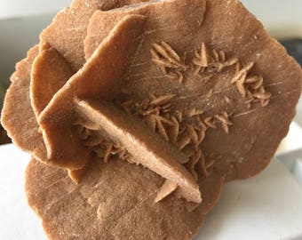 Selenite, Desert ROSE Rock, Sand Rose, Morocco, Minerals, Crystals / 170g