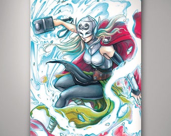 Marvel - Thor (Jane Foster)// Art Print// Illustration