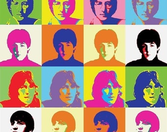 Beatles painting | Etsy