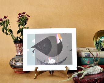 Vintage California Condor Bird Prints Charley Harper,Vintage Prints,MCM Art,Bird Ephemera Prints,Charles Harper Art,Charley Harper art print