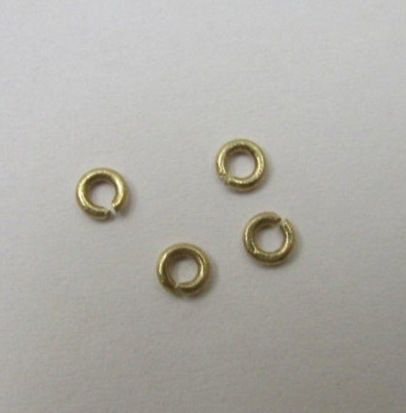 14K Solid Gold jump rings open jump rings for gold chains