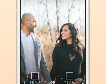 Gender Reveal Party Snapchat Filter - Baby Shower Mommy-to-Be Geofilter, Gender Reveal, Customized Filter, Personalized, Pregnant, Gift