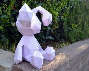 Build an Easter Bunny that Lights Up! All You Need is Paper and Glue | Rabbit Figurine | Easter Project | DIY Project | Baby Shower