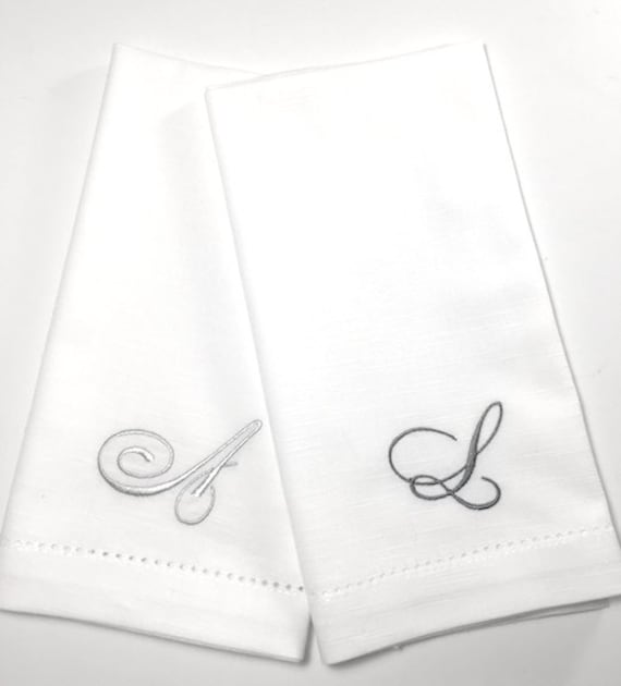 monogrammed cloth napkins wedding embroidered cloth dinner monogrammed cloth napkins wedding embroidered cloth dinner