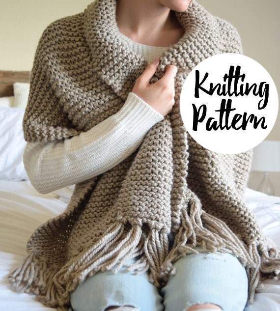 Ultimate Blanket Scarf Knitting Pattern / by KnittingWonders