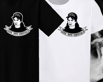 Wayne's World illustration - Black and White unisex tshirts
