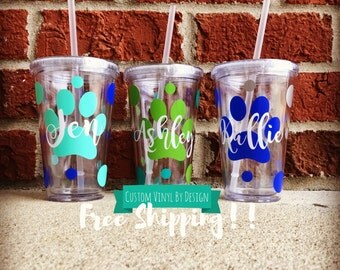 Vet Tech Acrylic Tumblers, Vet Tech Gift, Vet Tech Tumbler, Vet Tech Graduation, Gifts for Veterinarians, Veterinarian Graduation Gift