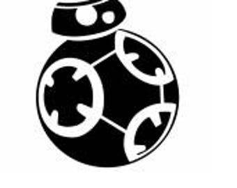 BB-8 Car Decal large Decals for the vehicle BB-8 stickers