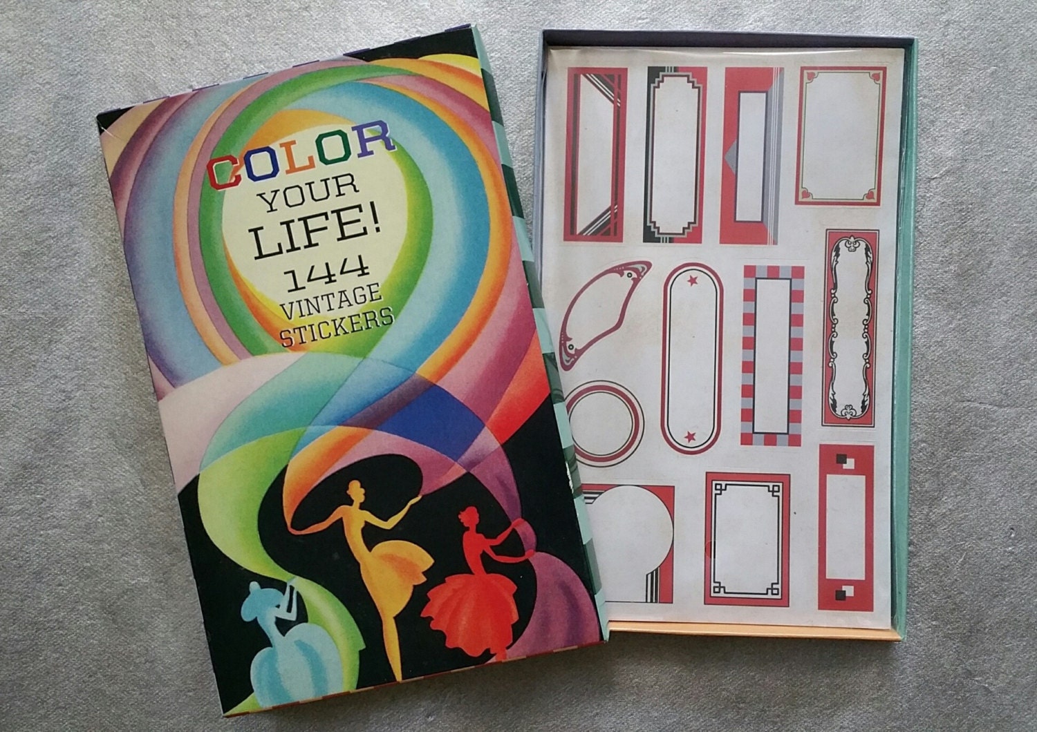 ART DECO LABELS Vintage Label Stickers Art Deco Stickers