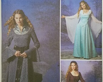 Misses' Dress Costume Pattern. Uncut. Size RR 14, 16, 18, 20. Simplicity 9891.