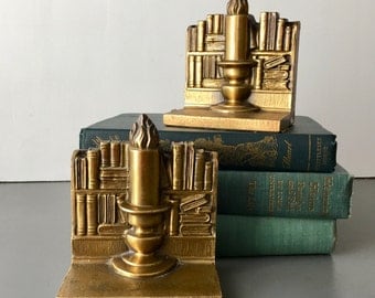 Antique bookends | Etsy