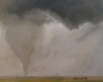 Tornado painting | Etsy