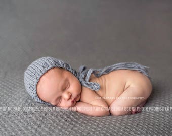 Newborn Hat, Newborn Bonnet, Knit Bonnet, Newborn Knit Hat, Knit Hat, Newborn Boy Hat, Newborn Girl Hat, Photography Prop, Photo Prop