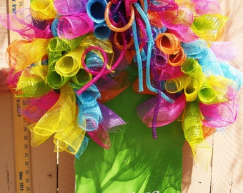 Summer Fun Flip Flop Door Wreath or Wall Decoration