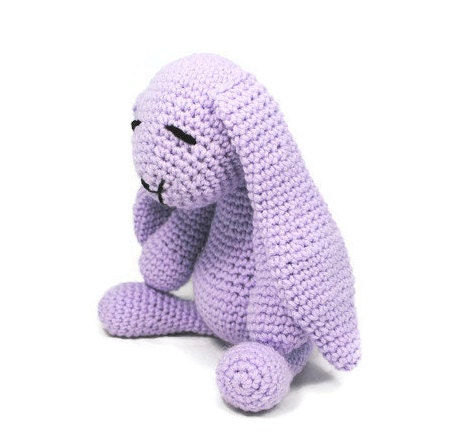 purple stuffed bunny