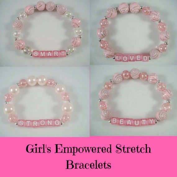 Little Girls Bracelets Inspirational Jewelry Stretch