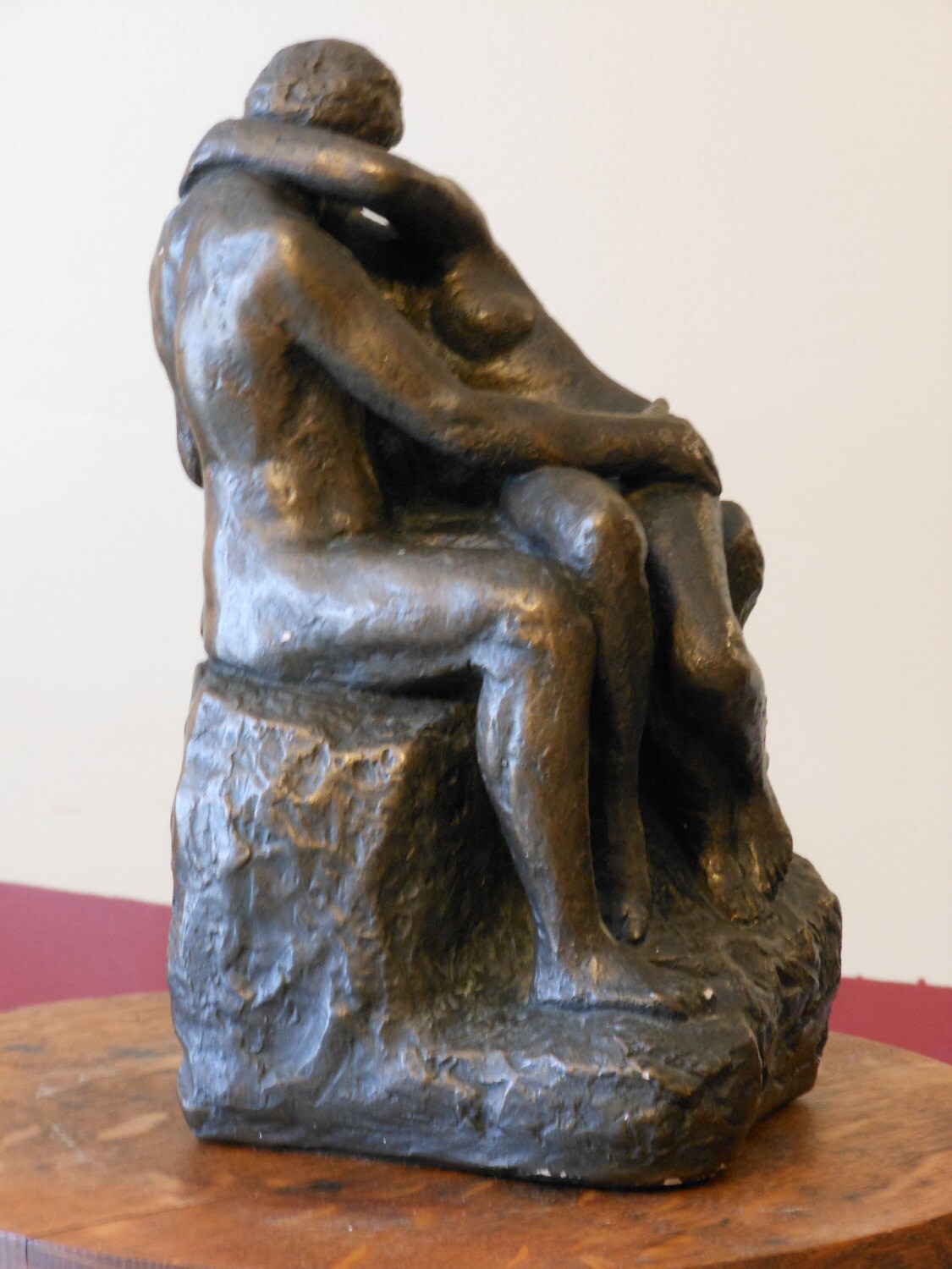 Vintage Austin Productions Sculpture Rodin's The Kiss