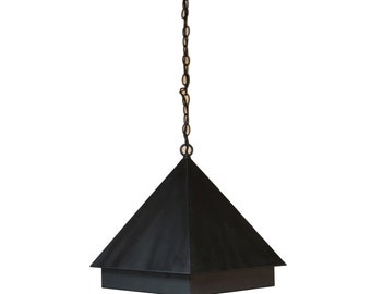 Mid Century Modern Robert Long Black Chandelier Light Fixture