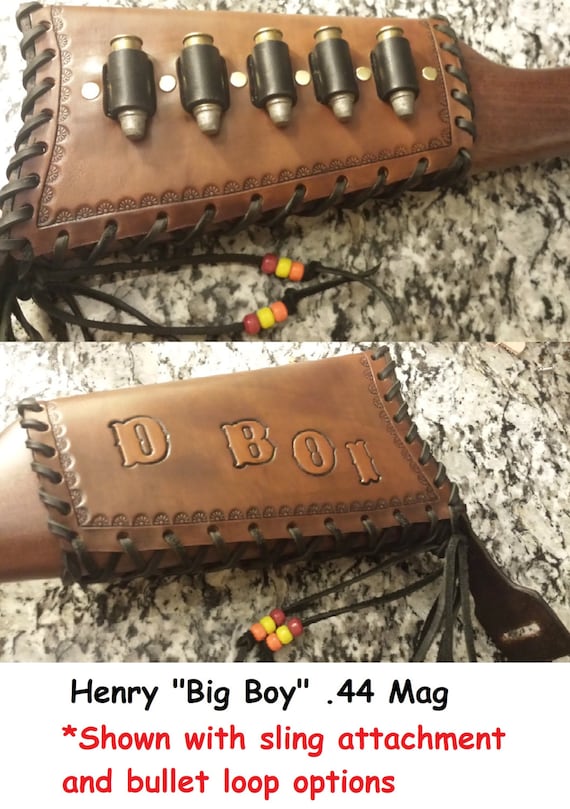 Custom Leather Buttstock Cover for Henry Big Boy