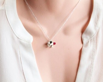 Tiny Elephant Necklace, Gold/Silver Baby Elephant, Symbolic Charm, Wisdom, Layering Necklace, Wedding, Bridesmaid Gift