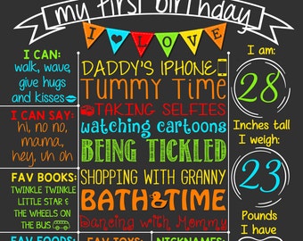 Transportation Cars First Birthday Chalkboard Poster | Red & Blue | plane vehicle Boy 1st Birthday Chalk Board | DIGITAL FILE - PRINTABLE
