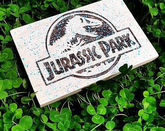Jurassic park sign | Etsy