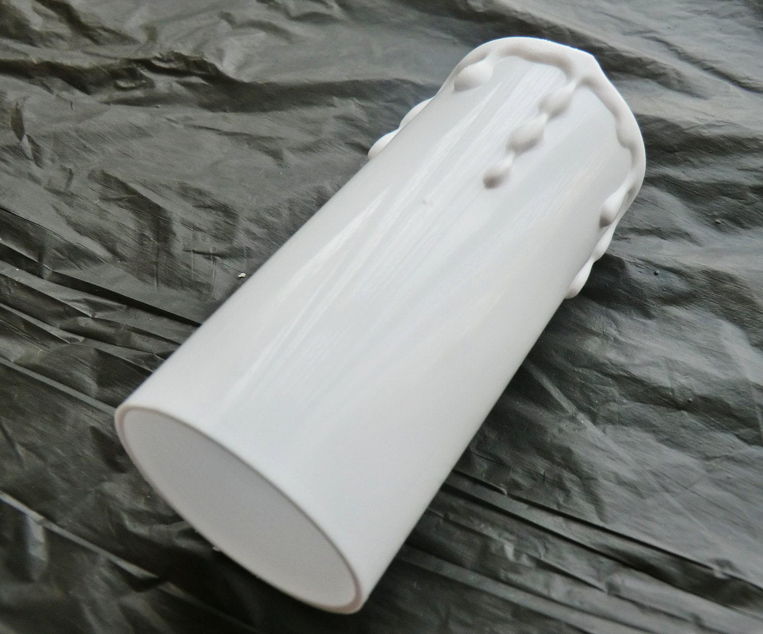 Set of 5 Plastic Candle Drips Bulb Sleeve Covers for Pendant Chandelier or Wall Lights Antique